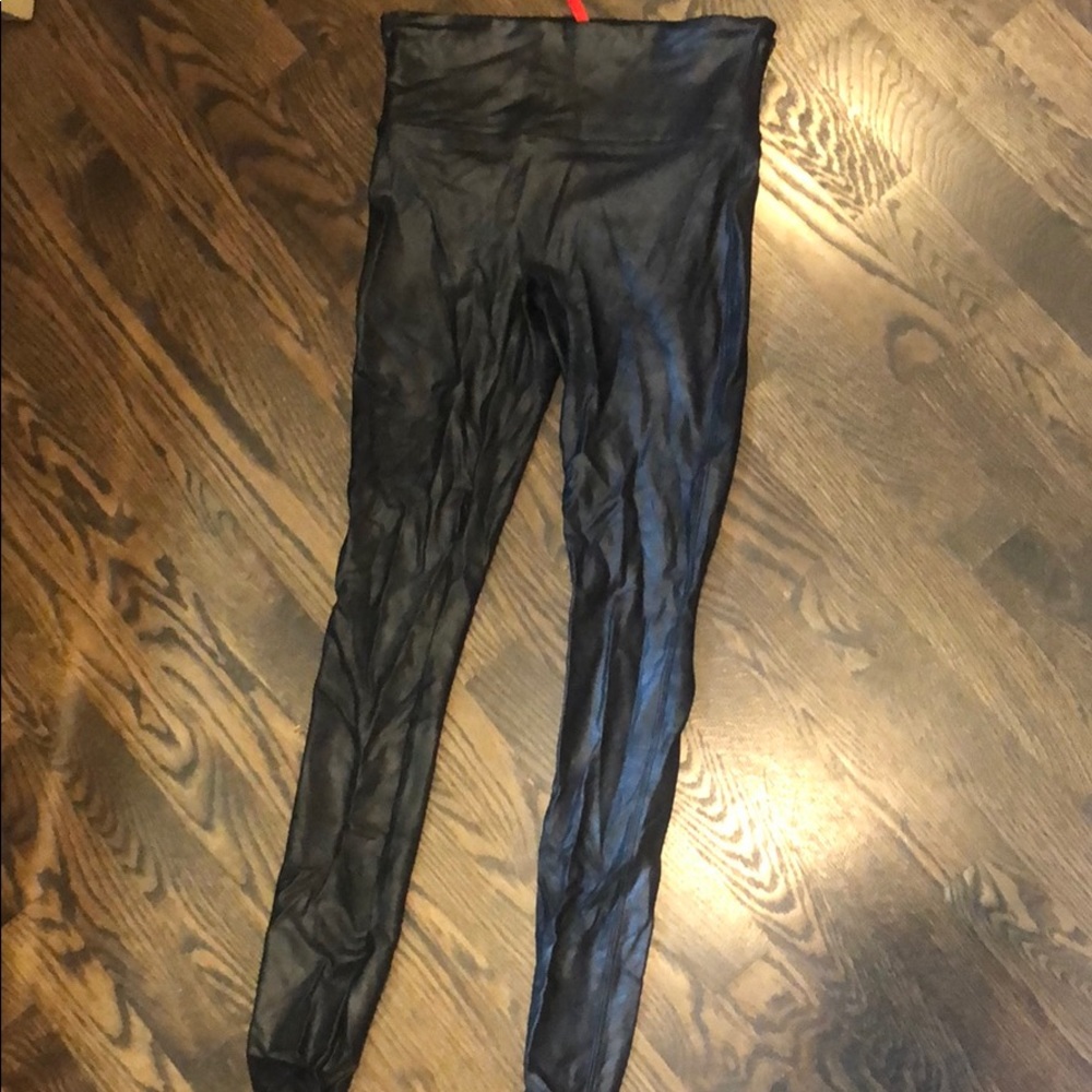 Spanx high sheen leggings